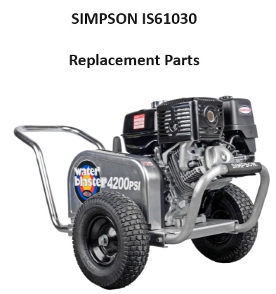 SIMPSON IS61030 power washer replacement parts & manuals